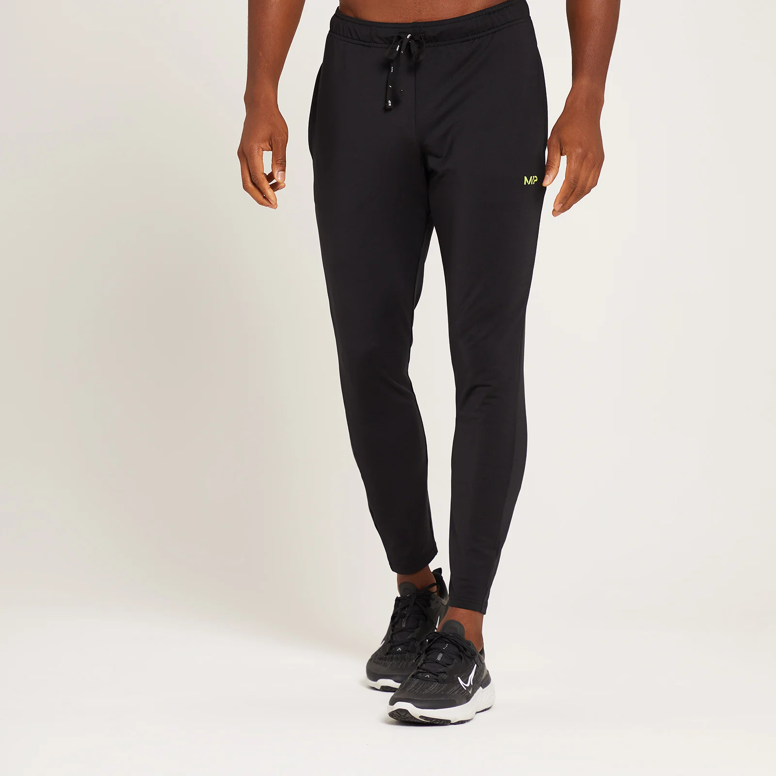 Męskie joggery treningowe z kolekcji MP Linear Mark Graphic – czarne - XXS Obraz 1