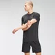 Męski T-shirt treningowy z krótkim rękawem z kolekcji Repeat Graphic MP – czarny