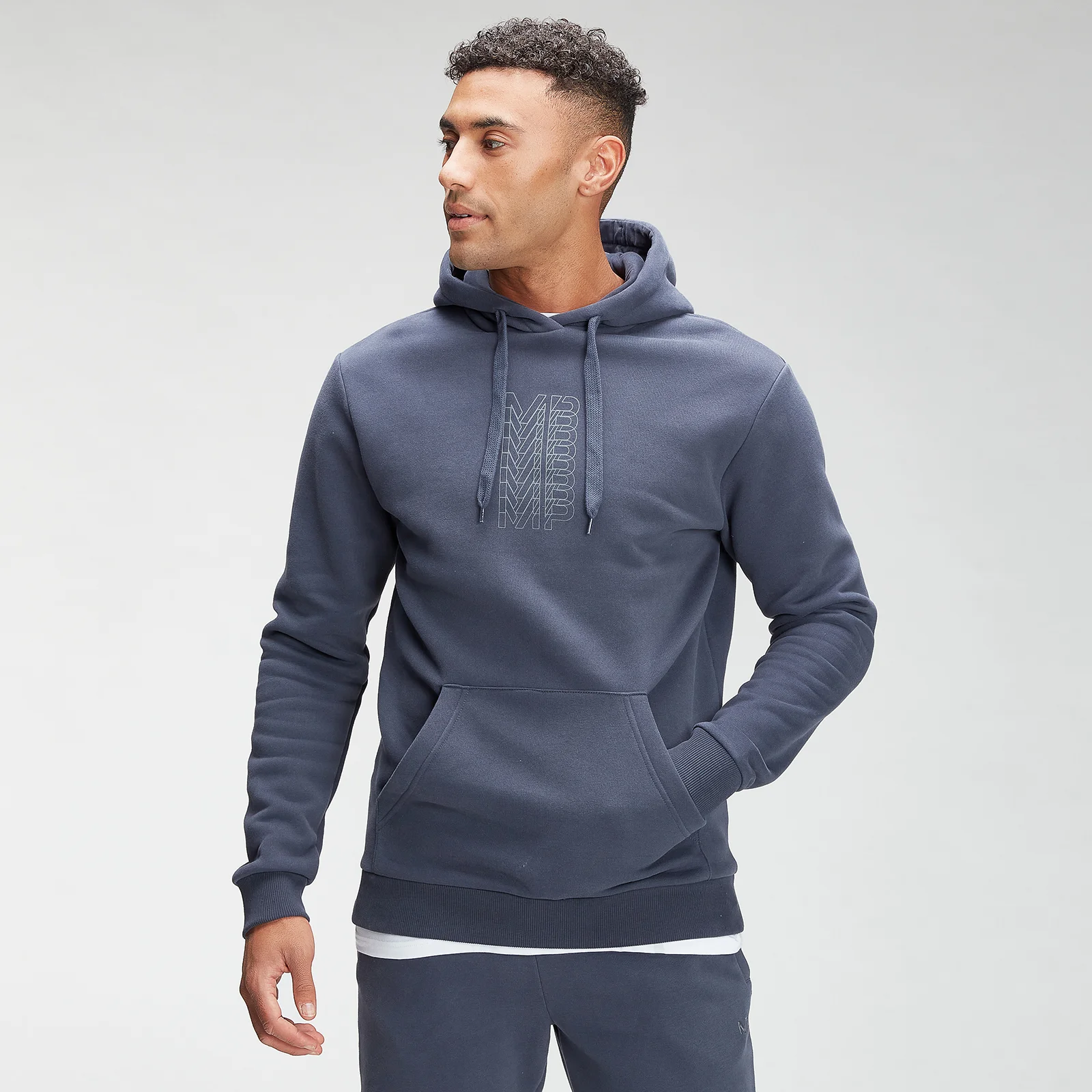 MP Men's Repeat MP Graphic Hoodie - Graphite - XXS Obraz 1