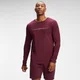 Męski T-shirt treningowy z długim rękawem z kolekcji Graffiti Graphic MP – Merlot