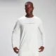 Męski T-shirt treningowy z długim rękawem z kolekcji Graffiti Graphic MP – Light Grey Marl