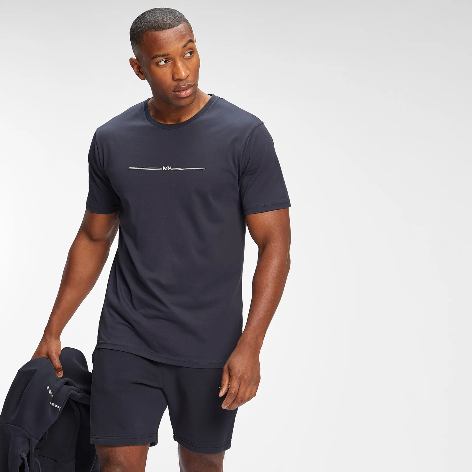 MP Men's Mini Mark Graphic Short Sleeve T-Shirt - Graphite - XXS Obraz 1