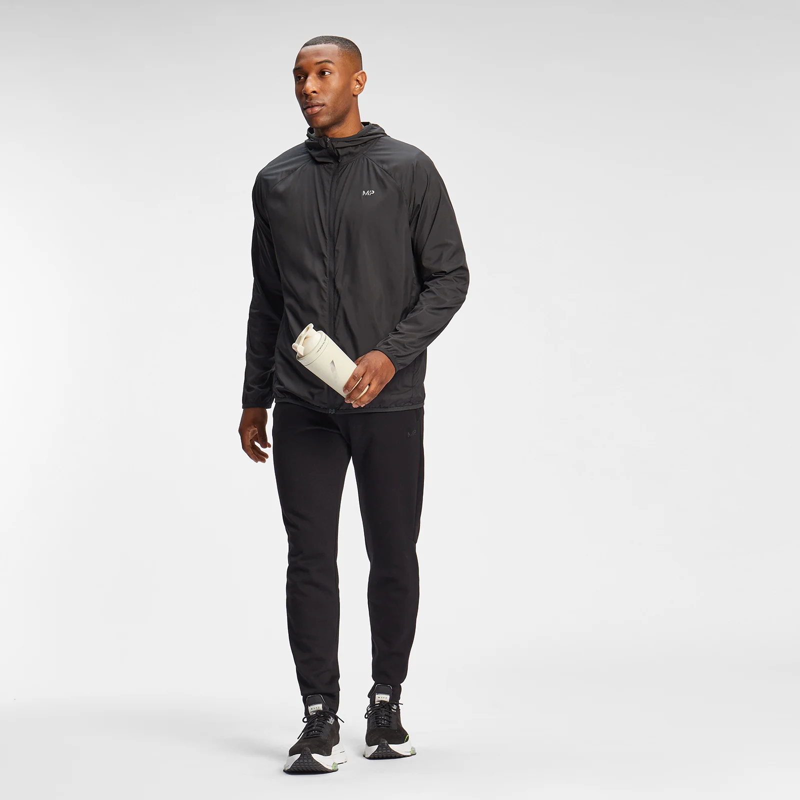 MP Men's Windbreaker - Black - XXS Obraz 1