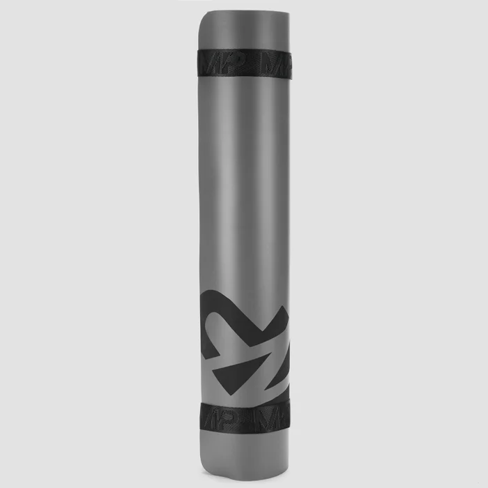 Dwustronna mata do jogi z kolekcji MP Premium – szara/czarna