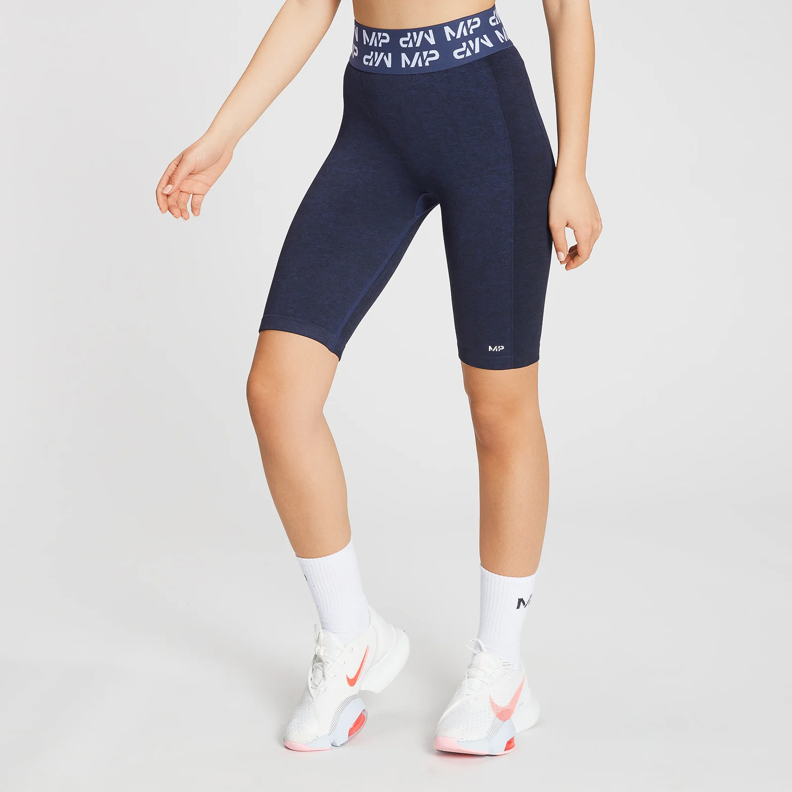 Damskie spodenki rowerowe z kolekcji Curve MP – Galaxy Blue - XS Obraz 1