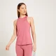 Damski bezrękawnik treningowy typu racerback z kolekcji MP Linear Mark – Frosted Berry