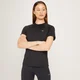 Damski T-shirt treningowy z kolekcji MP Linear Mark – czarny