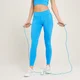 Damskie legginsy treningowe z kolekcji MP Linear Mark – jasnoniebieskie
