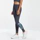 Damskie legginsy treningowe z kolekcji MP Graffiti Graphic – grafitowe