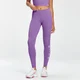 Damskie legginsy treningowe z kolekcji MP Graffiti Graphic – Deep Lilac