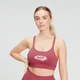 Damski stanik sportowy z kolekcji MP Chalk Graphic – Berry Pink