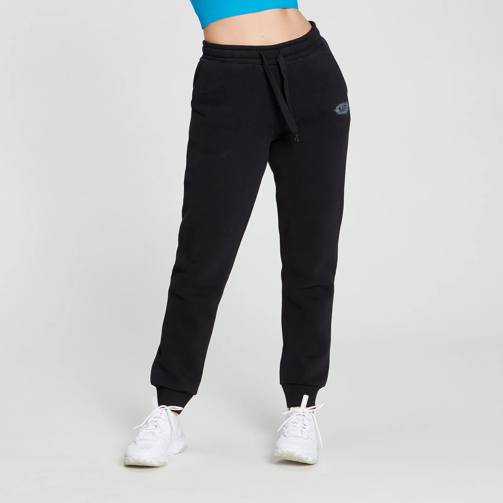 MP Women's Chalk Graphic Joggers - Black - XXS Obraz 1