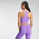 Damski stanik sportowy z plecami w stylu racerback z kolekcji Repeat MP – Deep Lilac