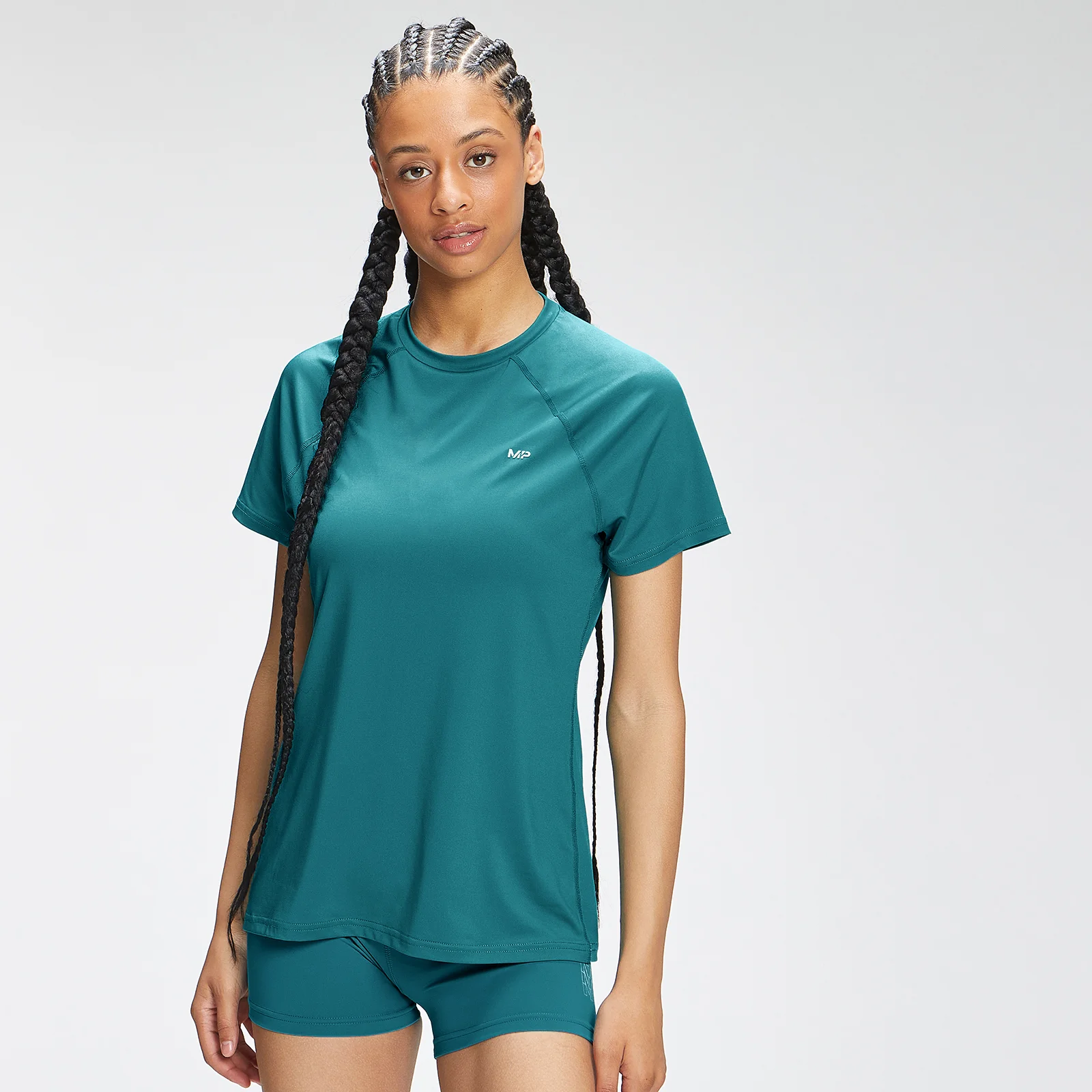 MP Women's Repeat MP Training T-Shirt - Teal - XXS Obraz 1