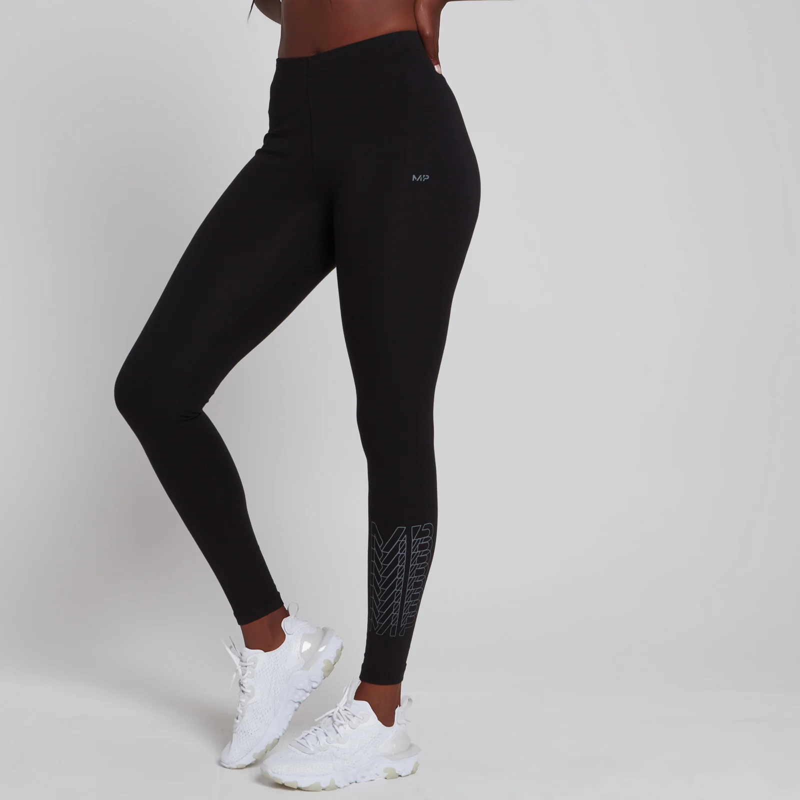 Damskie legginsy z kolekcji MP – czarne - XXS Obraz 1