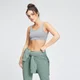 Damski stanik sportowy z szerokimi ramiączkami z kolekcji Essentials MP – Grey Marl