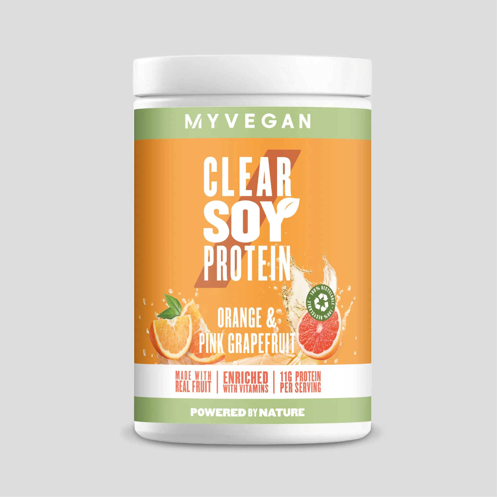 Clear Soy Protein - 20servings - Orange and Pink Grapefruit Obraz 1
