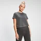 Damski krótki T-shirt z kolekcji MP Training – sprana czerń