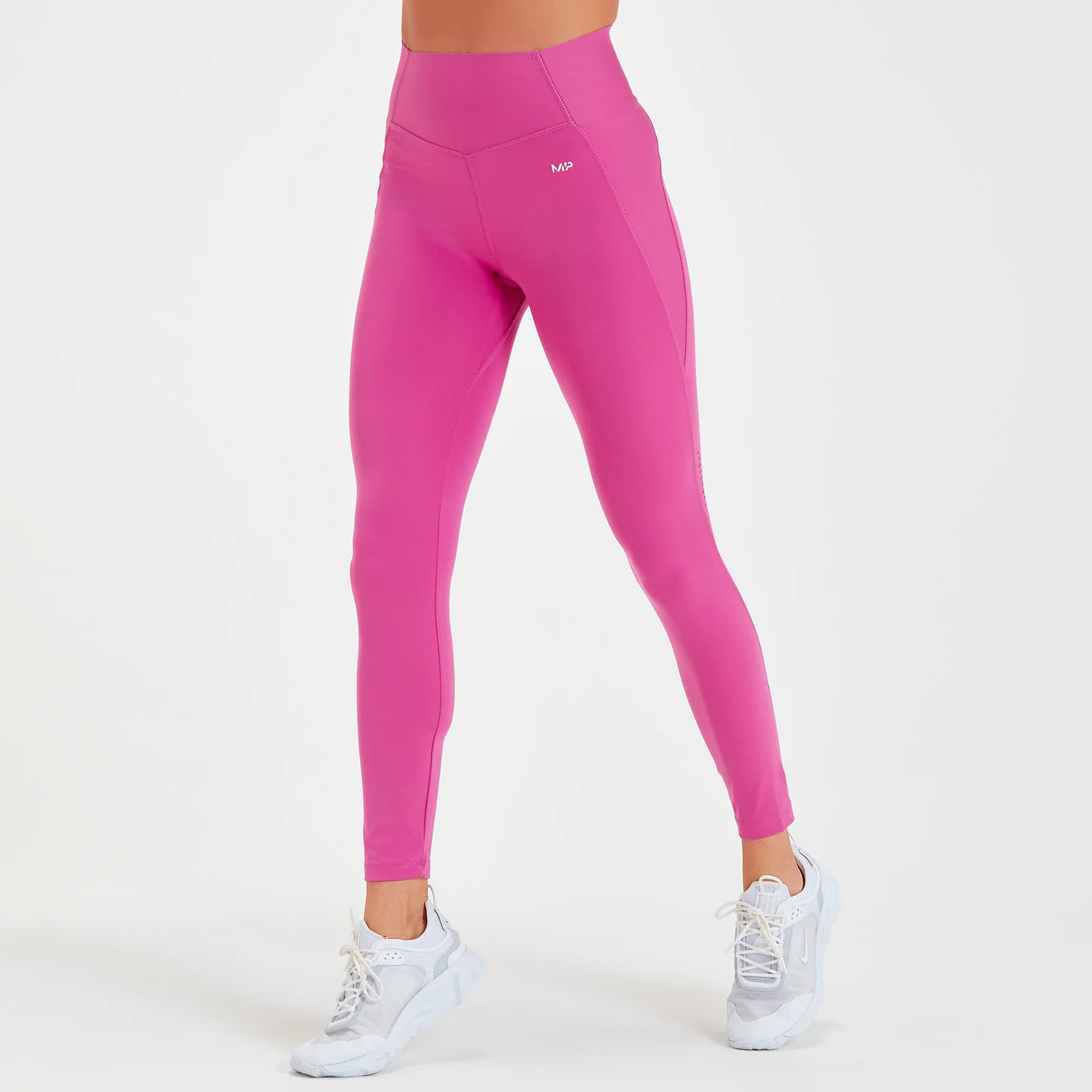 Damskie laserowo cięte legginsy z kolekcji MP Sculpt – Orchid - XXS Obraz 1