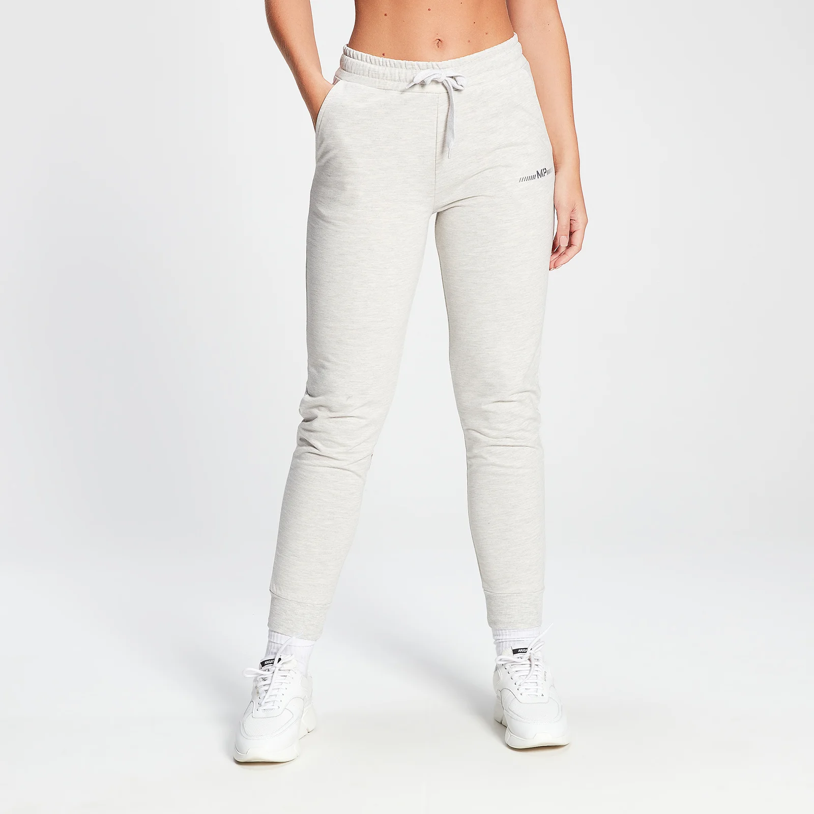 Damskie joggery z kolekcji MP Mini Mark Graphic – Light Grey Marl - XXS Obraz 1