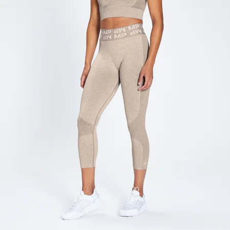 Damskie legginsy ¾ z kolekcji Curve MP – Sesame