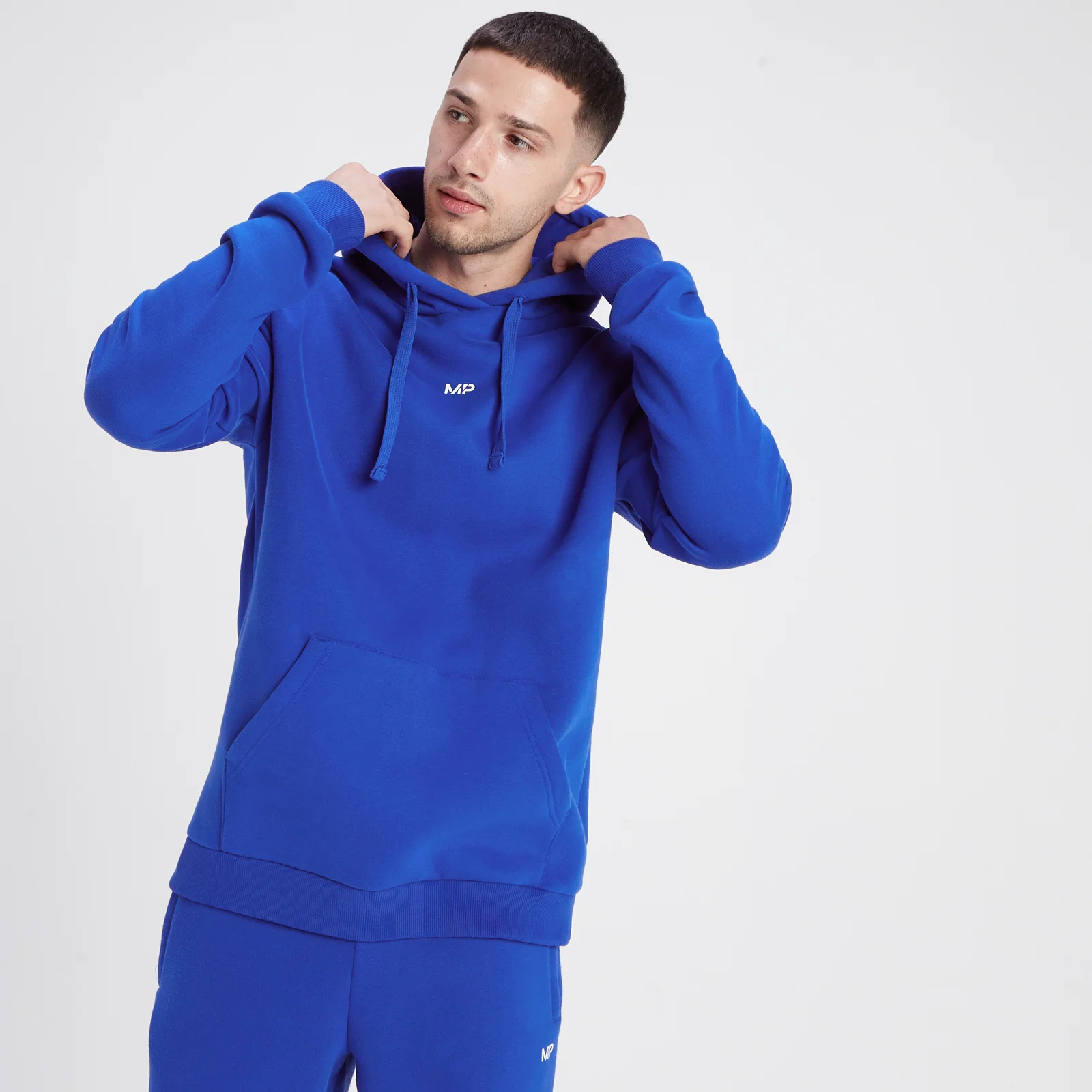 Męska bluza z kapturem z kolekcji Crayola Rest Day MP – Cadet Blue - XXS Obraz 1