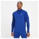 Męska bluza z suwakiem ¼ z kolekcji Training MP – Cobalt Blue