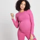 Ciążowa koszulka z długim rękawem z kolekcji Power Maternity MP – Sangria