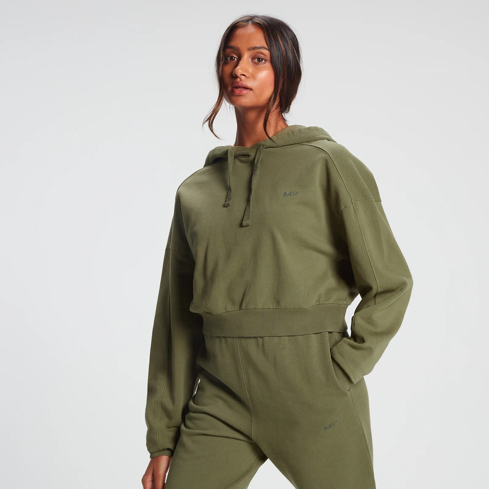 MP x Alice Klomp Snake Logo Hoodie - Green - XS Obraz 1