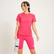 Damski T-shirt treningowy o dopasowanym kroju z kolekcji MP – Magenta
