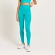 Damskie bezszwowe legginsy z kolekcji Shape MP – Lagoon