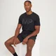 Męski T-shirt z krótkimi rękawami z nadrukiem camo z kolekcji MP Adapt Drirelease – czarny