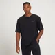 Męski T-shirt z krótkimi rękawami o kroju oversize z kolekcji MP Adapt Washed – czarny