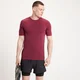 Męski bezszwowy T-shirt z krótkim rękawem z kolekcji Tempo MP – Merlot