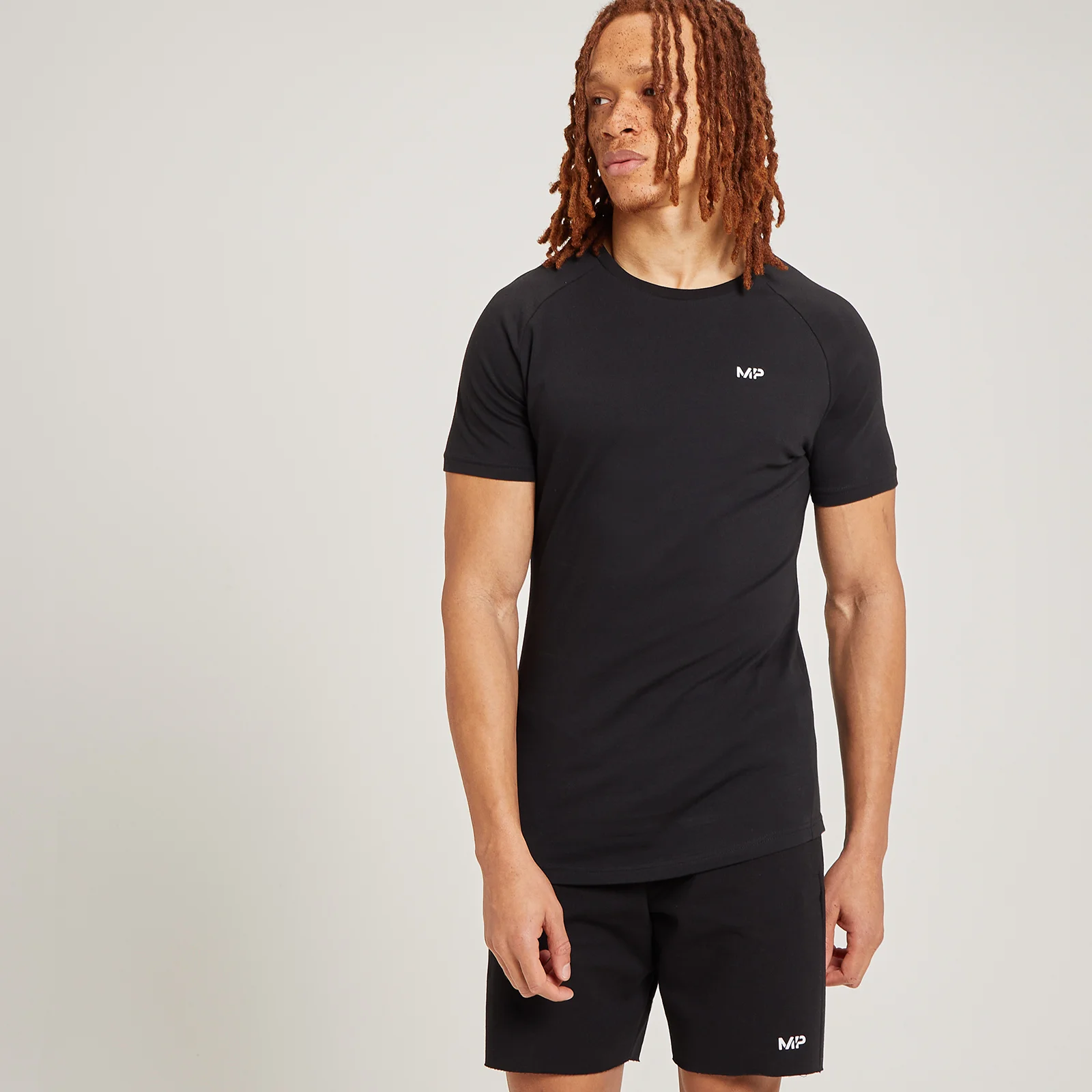 Męski T-shirt z krótkim rękawem z kolekcji MP Form – czarny - XXS Obraz 1