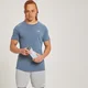 Męski T-shirt z krótkim rękawem z kolekcji MP Form – Steel Blue