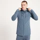 Męska bluza z kapturem zapinana na suwak z kolekcji MP Form – Steel Blue