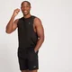 Męska koszulka treningowa bez rękawów z nadrukiem z kolekcji MP – czarna