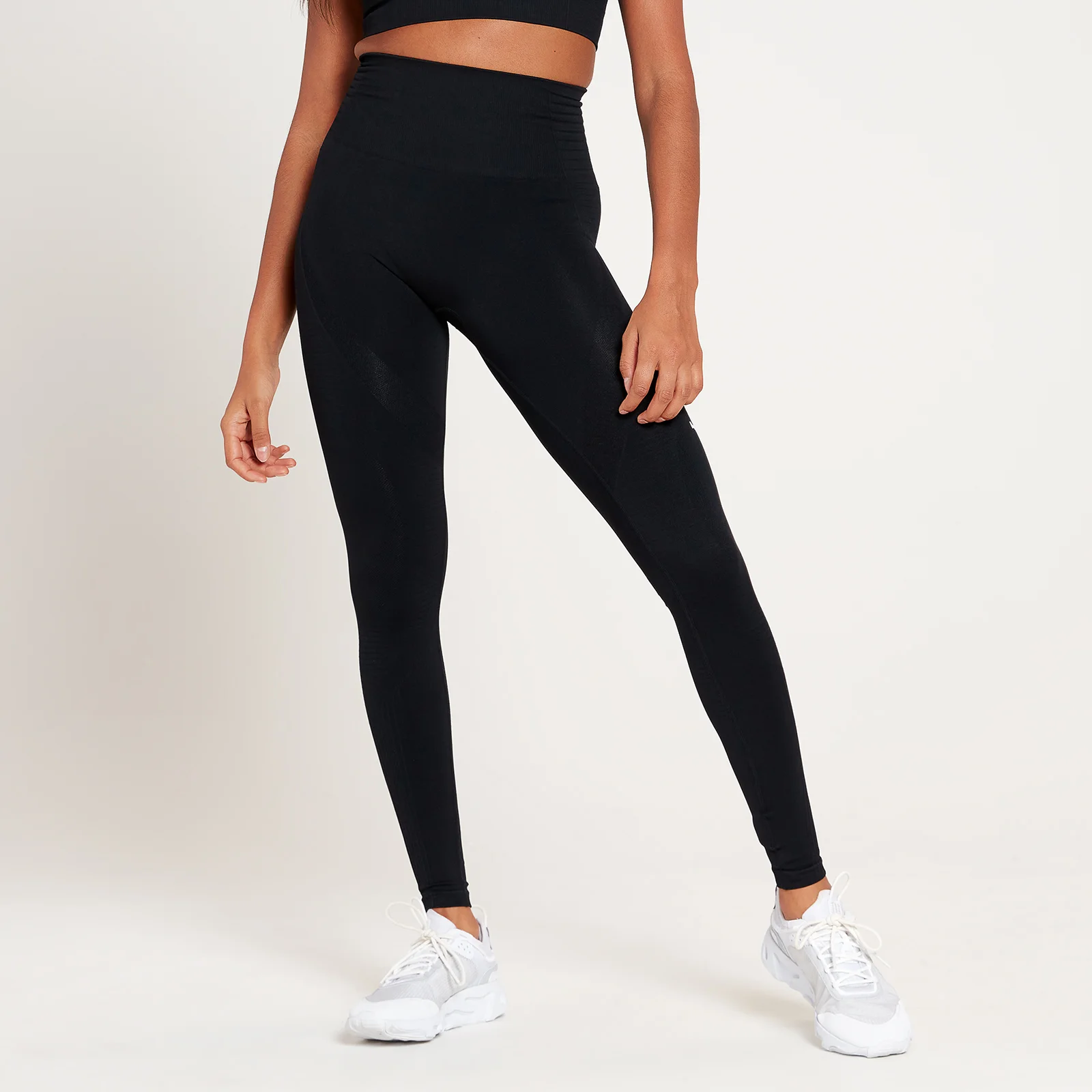 Damskie legginsy bezszwowe z kolekcji Tempo MP – czarne - XXS Obraz 1