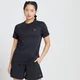 Damski T-shirt treningowy z kolekcji MP Run Life – czarno-biały