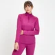 Damska bluza treningowa z suwakiem 1/4 z kolekcji MP – Deep Pink