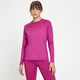 Damski T-shirt treningowy z długim rękawem z kolekcji MP – Deep Pink