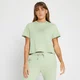 Damski krótki T-shirt z kolekcji MP – Frost Green