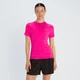 Damski T-shirt treningowy z kolekcji Performance MP – Magenta Marl with White Fleck