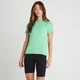 Damski T-shirt treningowy z kolekcji Performance MP – Ice Green Marl with White Fleck