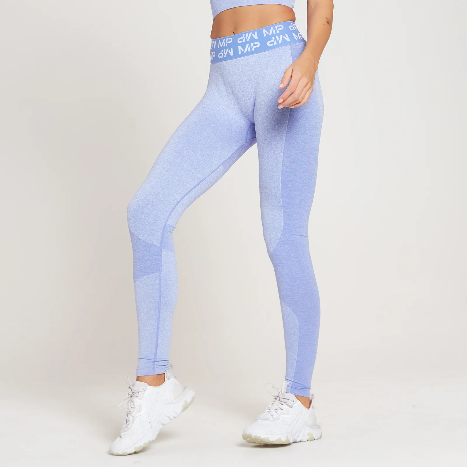 Damskie legginsy z kolekcji Curve MP – kredowofioletowe - XXS Obraz 1