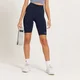 Damskie spodenki kolarskie z wysokim stanem z kolekcji Curve MP – Galaxy Blue Marl