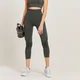 Damskie legginsy ¾ z wysokim stanem z kolekcji Curve MP – Carbon Marl