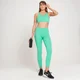 Damski stanik sportowy z ramiączkami skrzyżowanymi na plecach z kolekcji Velocity Ultra MP – Ice Green