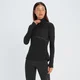 Damska bluza z suwakiem ¼ z kolekcji Velocity Ultra MP – czarna